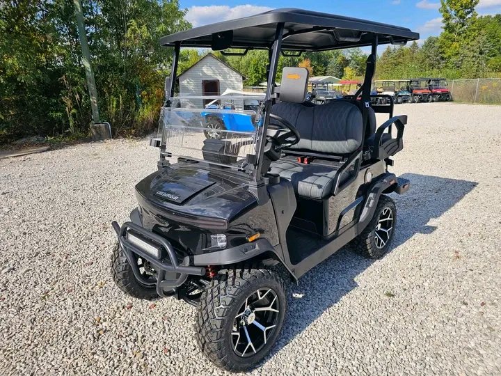 The Denago EV Nomad XL is a 4-passenger lifted lithium golf cart - Image 5