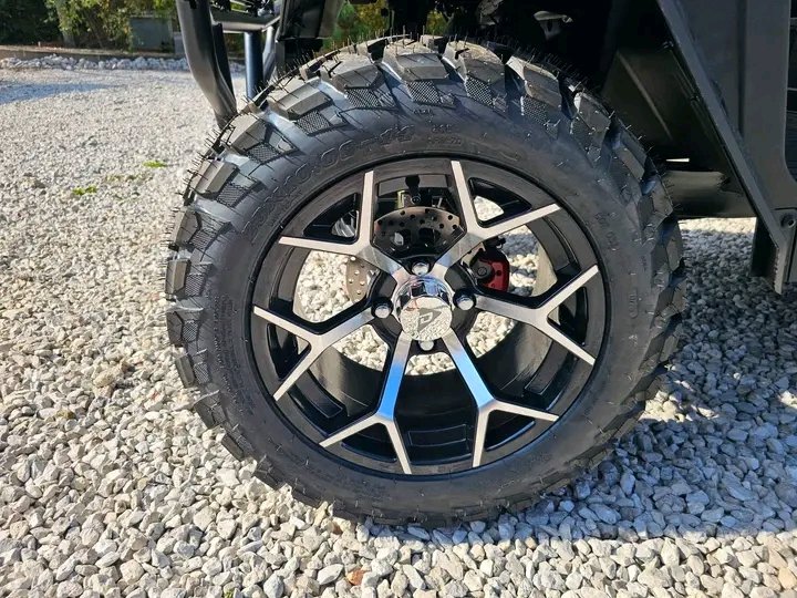 The Denago EV Nomad XL is a 4-passenger lifted lithium golf cart - Image 13