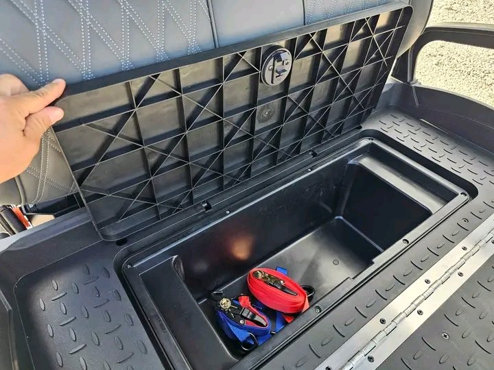 The Denago EV Nomad XL is a 4-passenger lifted lithium golf cart - Image 10