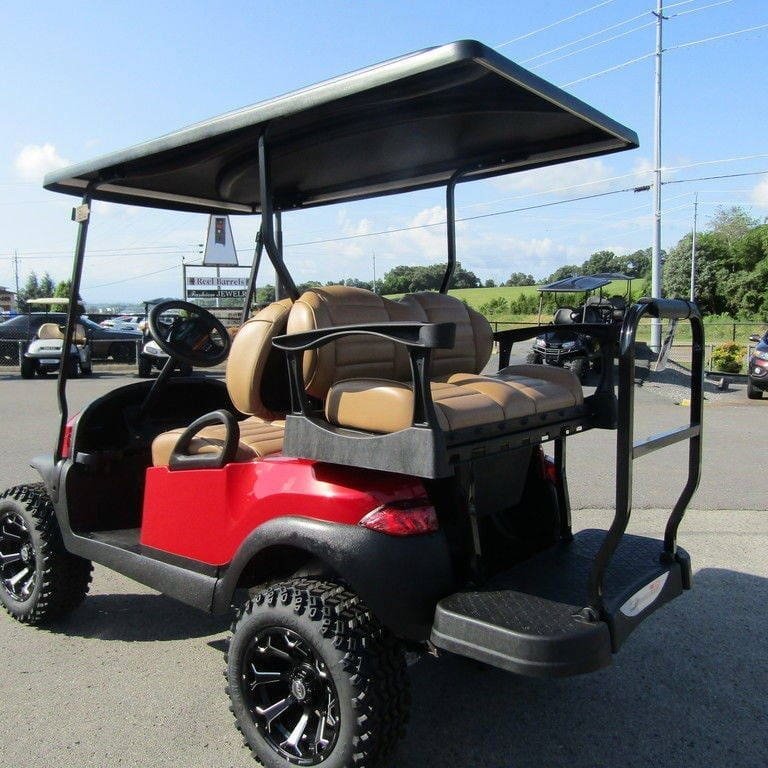 lifted Club Car Precedent model, potentially with a GTW 4" A-Arm Lift Kit. - Image 7