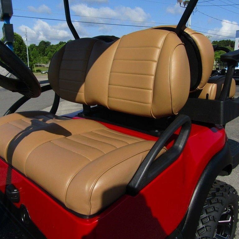 lifted Club Car Precedent model, potentially with a GTW 4" A-Arm Lift Kit. - Image 2