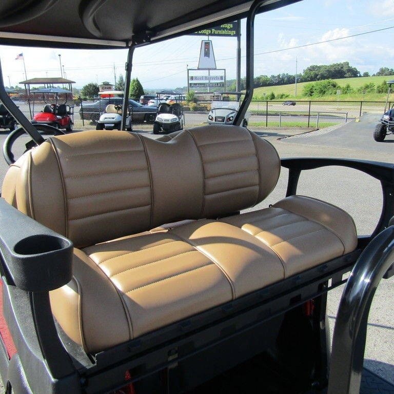 lifted Club Car Precedent model, potentially with a GTW 4" A-Arm Lift Kit. - Image 3