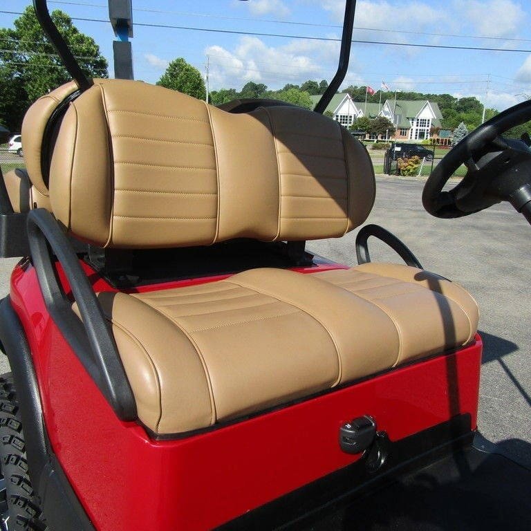 lifted Club Car Precedent model, potentially with a GTW 4" A-Arm Lift Kit. - Image 10