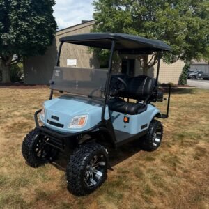 Ezgo Express S4 restoration! OEM Ocean Grey Exterior